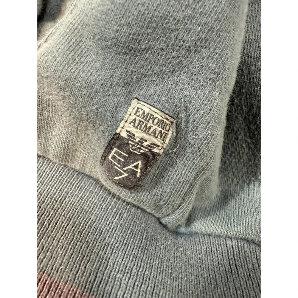 VTG‎ Y2K Emporio Armani Satin Bomber Jacket Pink Grey Reversible EA7 Logo XS